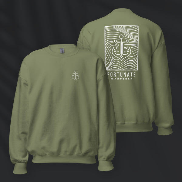 Low Tide Pullover | Sage White